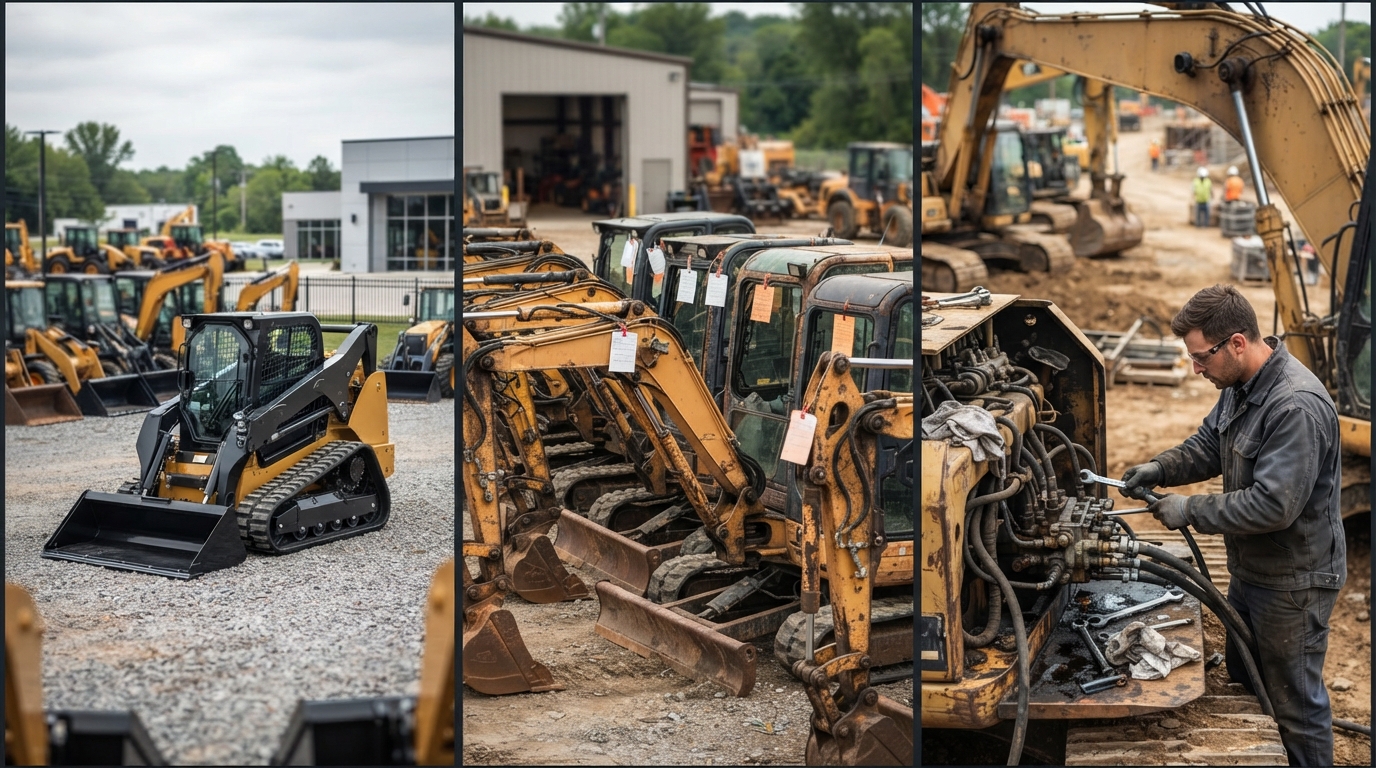 New machines, used inventory and field service